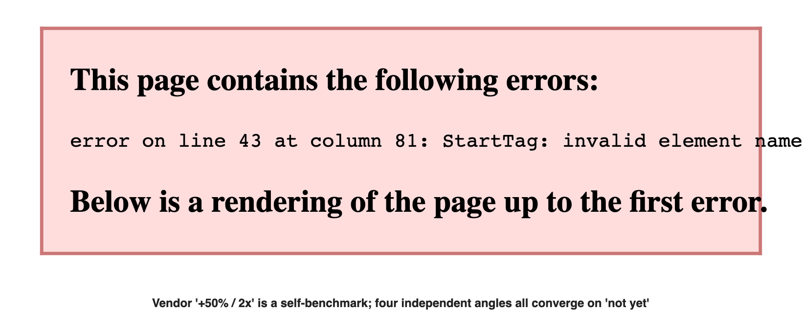 [diagram: vendor headline vs. four independent angles] "Does the cell/virtual-cell FM beat a simple baseline?" VENDOR HEADLINE (Arc STATE, self-benchmark) +50% perturbation discrimination · 2x true DEGs → [HOLD: unverified] ──────────── independent evidence, all one direction ──────────── 1 Nature Methods 2025 7 models vs no-change/additive/linear → NO (title) 2 Mao et al. (indep.) cell-state split; linear best; STATE → "weak" 3 VCC 2025 (Arc's own) MAE mostly below baseline; hybrids win → NO (consistent) 4 Genome Biology 2025 zero-shot < HVG/PCA/scVI/Harmony → NO Verdict: predictor role = "not yet"; wins cluster on pretraining-set-overlap (leakage-suspect) data.